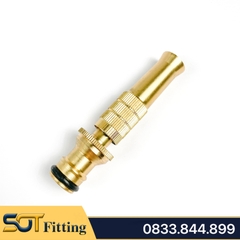 Béc Rửa Xe Tăng Áp Đuôi Nối Nhanh Đồng Thau Lắp Đặt Vệ Sinh Xe, Sàn Nhà, Tưới Cây - Điều Chỉnh Tia Nước