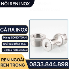 Cà Rá Inox, Nối Giảm Ren Trong Ren Ngoài Inox Sần 304