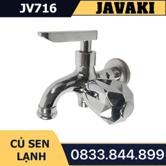 Củ Sen Tắm JV716 Thân Lớn Đồng Thau Mạ Crom Javaki Dùng Nước Lạnh | Đẳng Cấp Và Sang Trọng