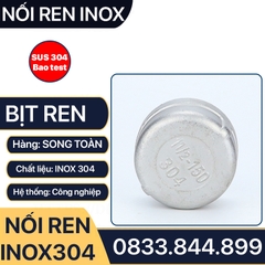 Đầu Bịt Ren Trong Inox 304, Bịt Ren Trong Inox 304