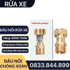 Khớp Nối Nhanh Chống Xoắn, Đầu Nối Chống Xoắn Dây Rửa Xe 13 14 22mm