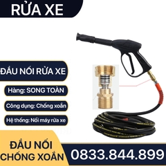 Khớp Nối Nhanh Chống Xoắn, Đầu Nối Chống Xoắn Dây Rửa Xe 13 14 22mm