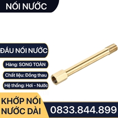 Lơ Nối Nước Đồng, Nối Ren Trong Ren Ngoài Đồng Thau 1/8 (9.6), 1/4 (13)