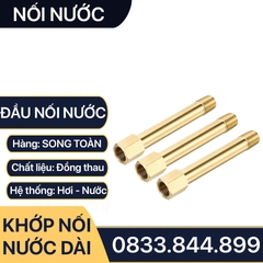 Lơ Nối Nước Đồng, Nối Ren Trong Ren Ngoài Đồng Thau 1/8 (9.6), 1/4 (13)