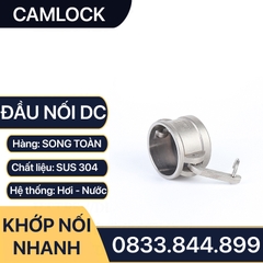 Khớp Nối Nhanh Camlock Đầu DC, Đầu Nối Nhanh Camlock Áp Lực Cao Inox 304 Type DC