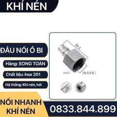 Khớp Nối Nhanh SF PF Khí Nén Ren Trong, Bộ Nối Nhanh Ổ Bi Ren Trong 13 17 21