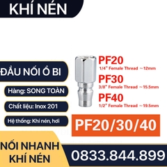 Khớp Nối Nhanh SF PF Khí Nén Ren Trong, Bộ Nối Nhanh Ổ Bi Ren Trong 13 17 21