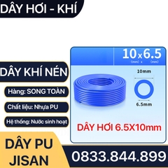 Dây Hơi PU JISAN, Dây Hơi Khí Nén PU JISAN Hàn Quốc Phi 4 6 8 10 12 16 - Cuộn 100 Mét Xanh