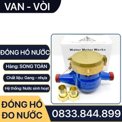 Đồng Hồ Nước, Đồng Hồ Cơ Sinh Hoạt Hiệu FG Lắp Đặt Nhà Trọ, Nhà Dân Dụng