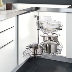 Mâm Xoay Góc 180 Độ SUS 304 Cao Cấp - Thương Hiệu Tủ Bếp Camryn