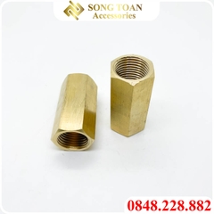 Măng Sông 1/2 (21) Dài 5cm Hai Ren Trong Dân Dụng BSP - Bằng đồng