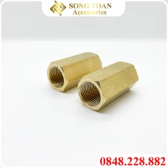 Măng Sông 1/2 (21) Dài 5cm Hai Ren Trong Dân Dụng BSP - Bằng đồng