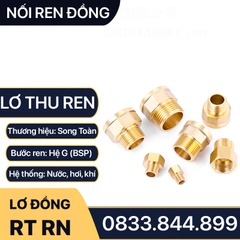 Lơ Thu, Nối Giảm Ren Thau, Ren Trong Ren Ngoài - Bằng đồng