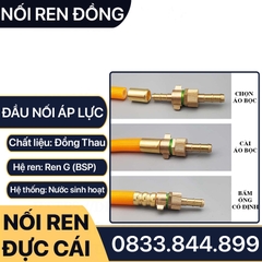 Đầu Bấm Ống Áp Lực Cao 6.5m 7.5mm 8.5mm Ren 13mm – Đồng Thau