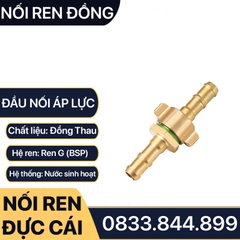 Đầu Bấm Ống Áp Lực Cao 6.5m 7.5mm 8.5mm Ren 13mm – Đồng Thau