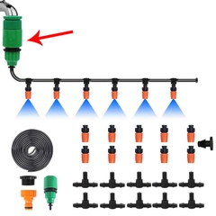 Đầu Nối Nhanh Ống Phun Sương, Bộ Nối Nhanh Vòi Cấp Nước Cắm Đuôi Ống 5x8 mm
