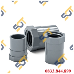 Nối Nhựa PVC Trơn Dán + Ren Trong 21 27 - Thương Hiệu Bình Minh