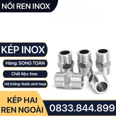 Nối Ren Inox, Kép ren Inox 21 27 Inox Bóng 201