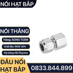 Nối Ren Trong Hạt Bắp Inox 304, Đầu Nối Ren Trong Côn Lõm Hạt Bắp Inox 304