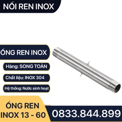 Ống Ren Inox, Ống Inox Tiện Hai Đầu Ren Ngoài - 10cm & 20cm