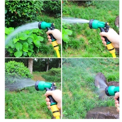 Đầu Phun Nước Tưới Cây Tăng Áp Cầm Tay 6 Tia Đuôi Nhựa + Tặng Kèm Đầu Nối Nhanh