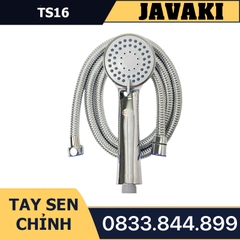 Tay TS16 Tùy Chỉnh 3 Chế Độ Lắp Vào Củ Sen Tắm - Thương Hiệu JAVAKI