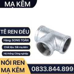 Tê Ren Trong Mạ Kẽm, Tê Ba Đầu Ren Trong Sắt Mạ Kẽm