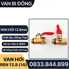 Van Hơi Ren 13.8, Van Hơi Ren Trong Ren Ngoài 14 - Tay gạt