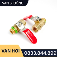 Van Hơi Ren 13.8, Van Hơi Ren Trong Ren Ngoài 14 - Tay gạt