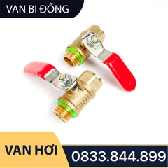 Van Hơi Ren 13.8, Van Hơi Ren Trong Ren Ngoài 14 - Tay gạt