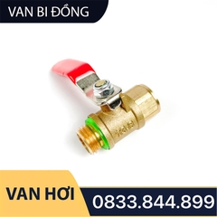 Van Hơi Ren 13.8, Van Hơi Ren Trong Ren Ngoài 14 - Tay gạt