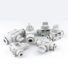 Van Khóa Phun Sương HVFF Khí Nén Nối Nhanh Ống Mềm STNC Ống 4 6 8 10 12 16 - Màu Trắng (Chính Hãng)