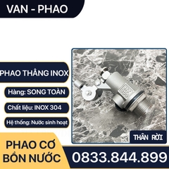 Van Phao Bồn Nước Inox, Phao Cơ Inox Tự Động Ngắt Nước 21 27 34 - Inox SUS 304