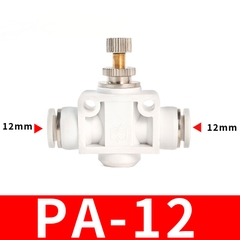 Van Tiết Lưu PSA Nối Nhanh Ống Mềm STNC Ống 4 6 8 10 12 16 - Màu Trắng (Chính Hãng)