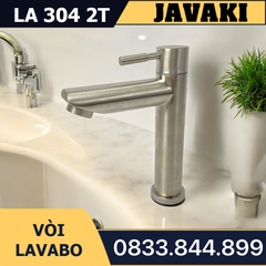 Vòi Lavabo Cao 20cm SUS 304 Dùng Nước Lạnh Javaki | Thiết Kế Hoàn Hảo Cho Phòng Tắm Tiện Nghi