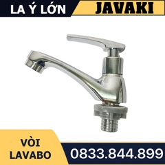 Vòi Lavabo Phong Cách Ý Thân Đồng Mạ Crom Dùng Nước Lạnh Javaki | Tinh Tế Và Bền Bỉ