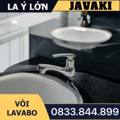 Vòi Lavabo Phong Cách Ý Thân Đồng Mạ Crom Dùng Nước Lạnh Javaki | Tinh Tế Và Bền Bỉ
