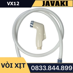 Vòi Xịt VX12 Tay Chìm Nhựa Gắn Bồn Cầu Bệt Vệ Sinh - Thương Hiệu JAVAKI