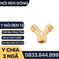 Nối Ren Chữ Y, Nối Ren Trong Ren Ngoài Chữ Y Chân Ren 13 - Đồng Thau