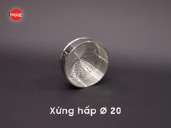 Xửng hấp iMat inox 304 nhiều kích cỡ 18 I 20 I 22 I 24 I 26 I 28 I 30(cm).Dùng cho nồi, chảo cùng size