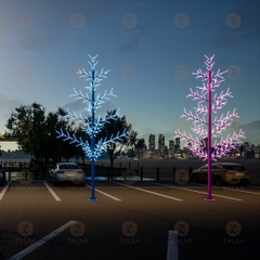 Cột Đèn Công Viên Trang Trí Kiểu Dáng Cây Thông Giáng Sinh Cao 6M chiếu sáng cảnh quan ngoài trời Mã Sản Phẩm ZCV-H6000