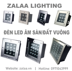 Đèn Led Âm Sàn Vuông 5W Mã sản phẩm ZAS-5W