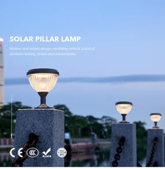 Đèn Trụ Cổng Solar Hiện Đại - Chiếu Sáng Tường Rào Cảnh Quan Sân Vườn Zalaa ZG-ZTD0705