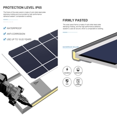 Cột Đèn Năng Lượng Mặt Trời Dọc Vertical Solar Light ZSR-06 Smart City