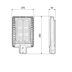 Đèn Đường BRP 39X linh kiện philips bảo hành 3-5 năm