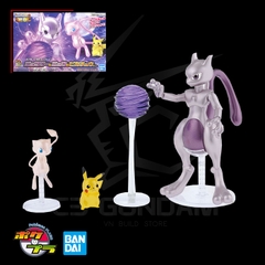POKEMON PLASTIC MODEL COLLECTION MEWTWO & MEW & PIKACHU SET POKEMON PLAMO