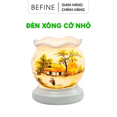 Đèn xông tinh dầu gốm Bát Tràng cỡ nhỏ