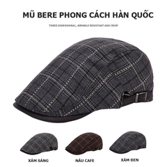 Mũ beret nam phong cách Hàn Quốc BR014