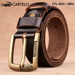 Thắt lưng nam khóa đồng nguyên khối Cartelo CTL-KD02