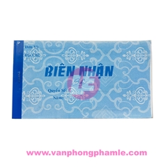 Biên nhận 1 Liên GL 10,5 x 18,5 CM - 50 Tờ